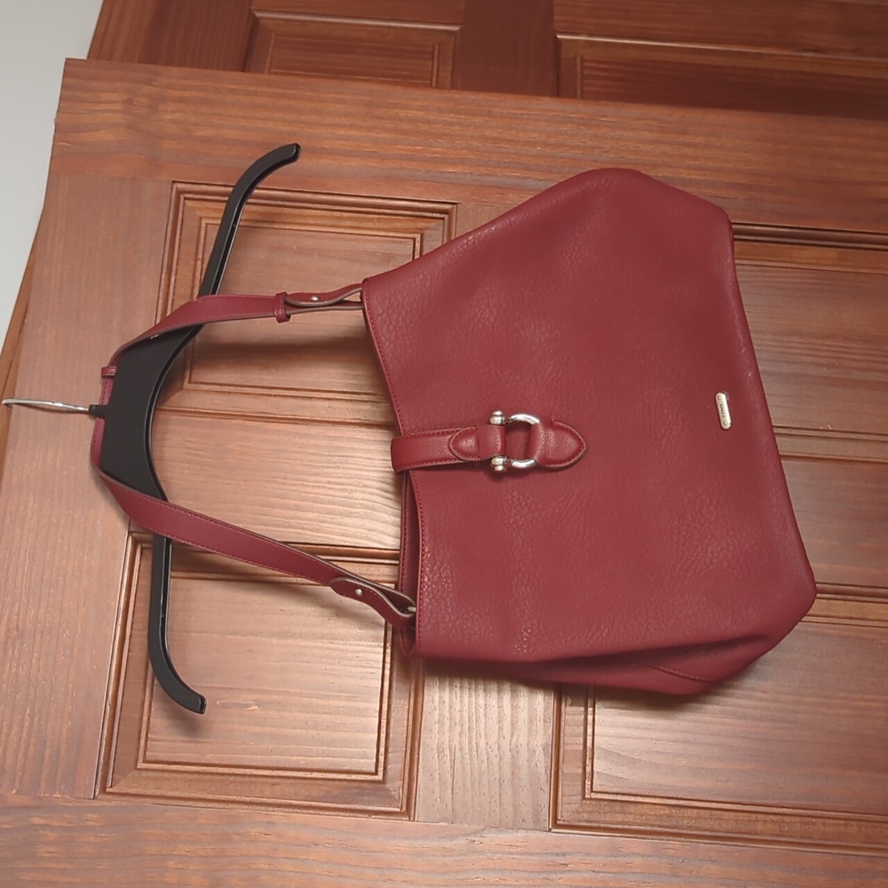 Maroon Chaps Shoulder Bag